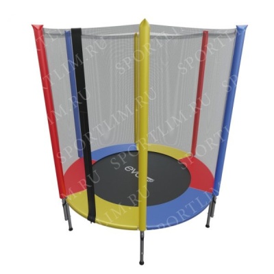 Батут с внешней сеткой EVO JUMP 4,5ft Color (140 см)
