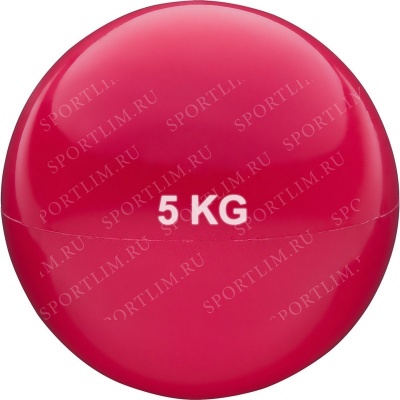 Медбол 5кг., d-20см. (красный) HKTB9011-5